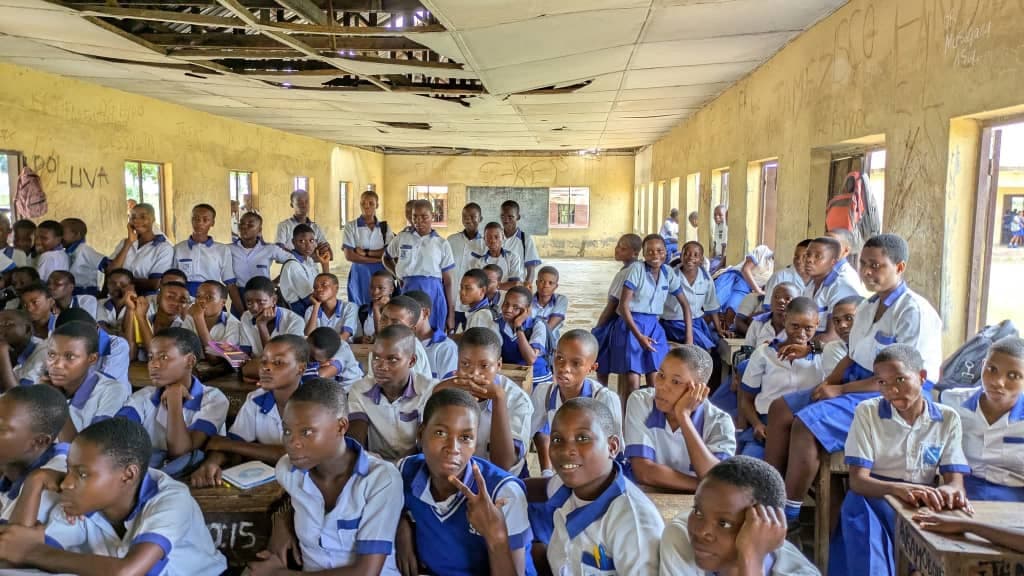 Classroom session on climate education